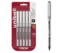 uni-ball Vision Stick Roller Ball Pens, Fine Point, Black Ink by Uni-ball