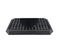 Uni Bar Plastic Drip Tray - Black Rectangular Bar Tray Beer Catcher, Nightclub Pub Accessory for Catching Spills & Drips, Durable & Easy-to-Clean, Convenient with Removable Liner - Made in England