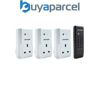 Uni-Com Remote Control Sockets RC-10+RCS-19ES-B*3