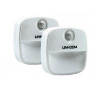 Uni-Com Sensor Lights (2 Pack) Multi Colour (One Size)