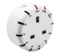 Uni-Com Simple Countdown Plug-in Timer, Energy Saving, Home Security, 12 Timer options & Daily Repeat Feature, Easy Programming for Automatically Operating Lamps, Lights & Home Appliances