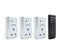 Uni-Com Remote Control Sockets RC-10+RCS-19ES-B*3