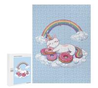 Uni-corn Cat Jigsaw Puzzles for Adults 500 PCS Wooden Puzzles Unique Puzzle Gifts