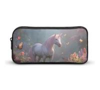 Uni-Corn Spring Cute Pencil Case Large Capacity Makeup Pouch Portable Pencil Bag with Zippered