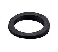 UNI-DRAIN Bathtub Sponge Overflow Gasket Replacement for Plate, Rubber Washer, Black