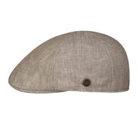 Uni Duck Linen Flat Cap by Balmoral