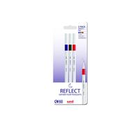uni Emott Felt Tip Pens. Water Resistant, Non-Bleed and Fade-Proof Ink for Colouring, Art, Drawing, Writing, Journaling. Fineliner Tip Coloured Pens