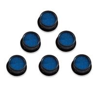 Uni Filter UFV-6 Foam Filtered Air Vent, Black, 1"