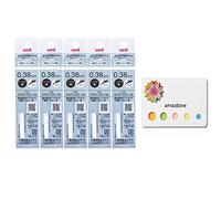 uni Jetstream EDGE 0.38mm Oil-based Ballpoint pen refills(SXR-203-38 Black) 5-pack/amazdone Sticky Notes Value Set, 5 Count (Pack of 1)
