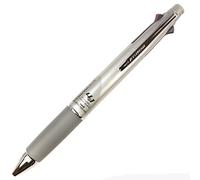 Uni Jetstream Multi Function Pen, 4 Color Ballpoint Pen - Silver Barrel (MSXE510007.26)
