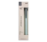 Uni Jetstream Prime 3-Color Ballpoint Pen, 0.7mm Oil-Based Ink (Black, Red, Blue), Metal Barrel, Smoky Green, SXE3350007.52