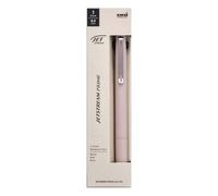 Uni Jetstream Prime 3-Colour Ballpoint Pen, 0.5mm Oil-Based Ink (Black, Red, Blue), Metal Barrel, Pink Pink, SXE3350005.66
