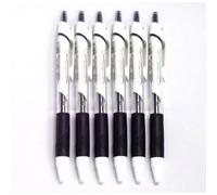 Uni Jetstream Standard Ballpoint Pen, 0.5 mm, Black Ink, White Body, 6 pens per Pack (Japan Import) [Komainu-Dou Original Package] by Uni-ball