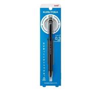 uni Kuru Toga KS Mechanical Pencil | 0.3 mm | Black [M3-KS]