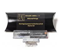 Uni Kuru Toga Mechanical Pencil Set - Japanese Mechanical Pencil with Leads & Erasers | Starter Set for School, Study & Office