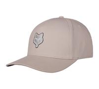Fox Racing Men's Standard Fox Head Flexfit HAT, Vintage White, Small