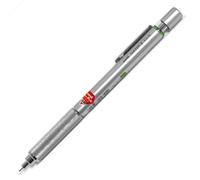 Uni M41010.26 Shift Pipe Lock Drafting 0.4mm Pencil, Silver Body with Green Accent