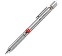 uni M71010.26 Shift Pipe Lock Drafting 0.7mm Pencil, Silver Body with Orange Accent (M71010.26)