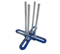 Uni-Monkey Paracord Tool Jig ~ Makes Ball Knots from 5/8" to 4" (Blue)