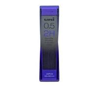 Uni Nano Dia 0.5mm Pencil Leads Grade 2H (Tube Of 40 leads)