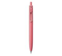 mayddle Gel Pen Uni One F - 0.5 mm Black Ink - Faded Red