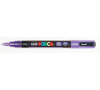 Uni Pc-3M Posca Marker Glitter Violet