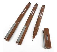 Uni Pin Fineliner Drawing Pen - Sepia Tone - 0.1mm - Pack of 6