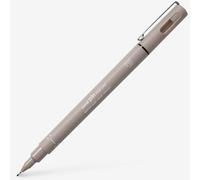 Uni Pin Fineliner Drawing Pen - 0.5mm Nib - Light Grey Ink - Single