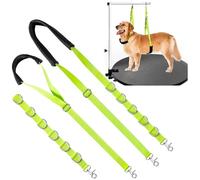 Uni PNR Dog Grooming Accessories - Belly Strap, Loops & Extension Strap for Small & Medium Dogs (Green)