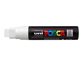 Uni Posca 17mm Chisel Tip PC-17K - Color: White