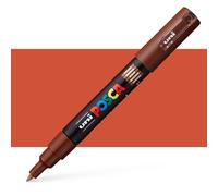 Uni : Posca Marker : PC-1M : Extra-Fine Bullet Tip : 0.7mm : Brown