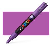 Uni : Posca Marker : PC-1M : Extra-Fine Bullet Tip : 0.7mm : Violet
