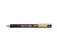Uni Posca Marker PC-1MR Paint Glass Pen Extra Fine Bullet Tip 0.7mm Gold