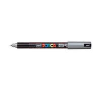 Uni Posca Marker PC-1MR Paint Glass Pen Extra Fine Bullet Tip 0.7mm Silver