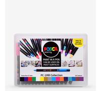 Uni : Posca Marker : PC-1MR : Ultra-Fine Pin Tip : 0.7mm : Collection Set of 16