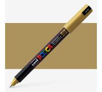 Uni Posca Marker Pen Ultra Fine PC-1MR 0.7mm, Gold