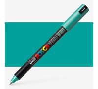 Uni : Posca Marker : PC-1MR : Ultra-Fine Pin Tip : 0.7mm : Metallic Green