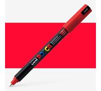 Uni : Posca Marker : PC-1MR : Ultra-Fine Pin Tip : 0.7mm : Red