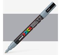 Uni : Posca Marker : PC-3M : Fine Bullet Tip : 0.9 - 1.3mm : Grey