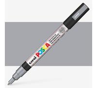 Uni : Posca Marker : PC-3M : Fine Bullet Tip : 0.9 - 1.3mm : Silver