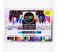 Uni : Posca Marker : PC-5M : Medium Bullet Tip : 1.8 - 2.5mm : Assorted Colours Set of 39