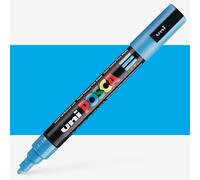 Uni : Posca Marker : PC-5M : Medium Bullet Tip : 1.8 - 2.5mm : Light Blue
