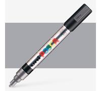 Uni : Posca Marker : PC-5M : Medium Bullet Tip : 1.8 - 2.5mm : Silver