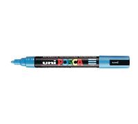 Uni Posca Marker PC-5M Paint Glass Pen Fine Bullet Tip 2.5mm Light Blue
