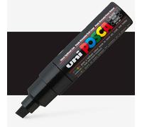 Uni-ball Posca Broad Chisel Tip Marker - Black - Pc8k Uni 8mm Colours Paint - marker posca pc8k uni chisel tip 8mm colours paint
