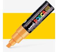 Uni : Posca Marker : PC-8K : Chisel Tip : 8mm : Bright Yellow