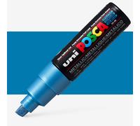 Posca PC-8K Metallic Blue 8mm Bold Marker Pen