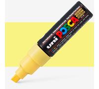 Uni : Posca Marker : PC-8K : Chisel Tip : 8mm : Straw Yellow