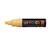 Uni Posca Marker PC-8K Paint Glass Pen Broad Chisel Tip 8.00mm Fluorescent Light Orange