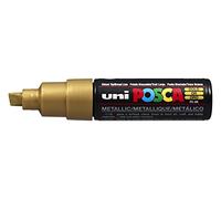 Uni Posca Marker Broad Chisel Tip PC-8K, Gold